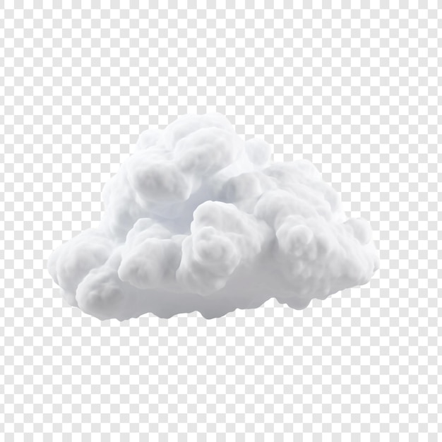 PSD grátis cloud png isolado em fundo transparente