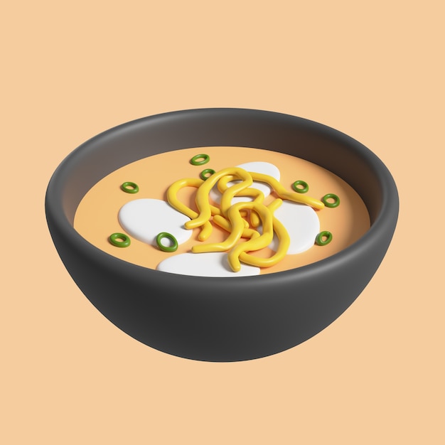 Deliciosa sopa coreana ícone