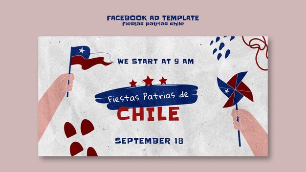 Design de modelo de chile de festas pátrias