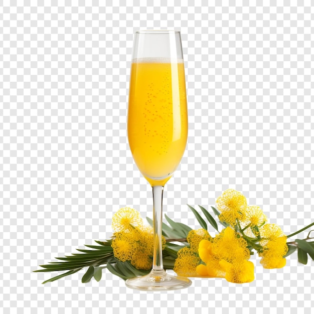 PSD grátis flor de mimosa png isolada em fundo transparente