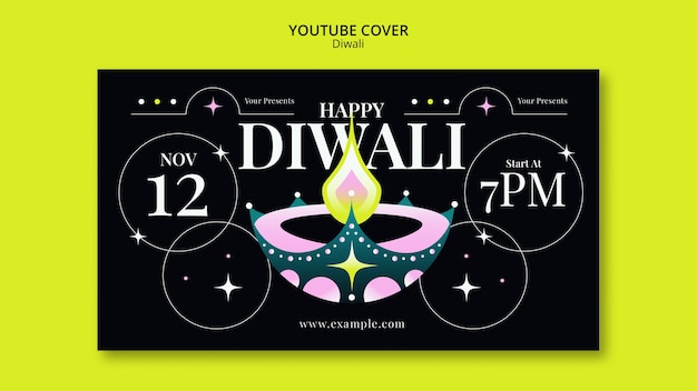 Modelo de design de Diwali