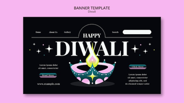 Modelo de design de Diwali