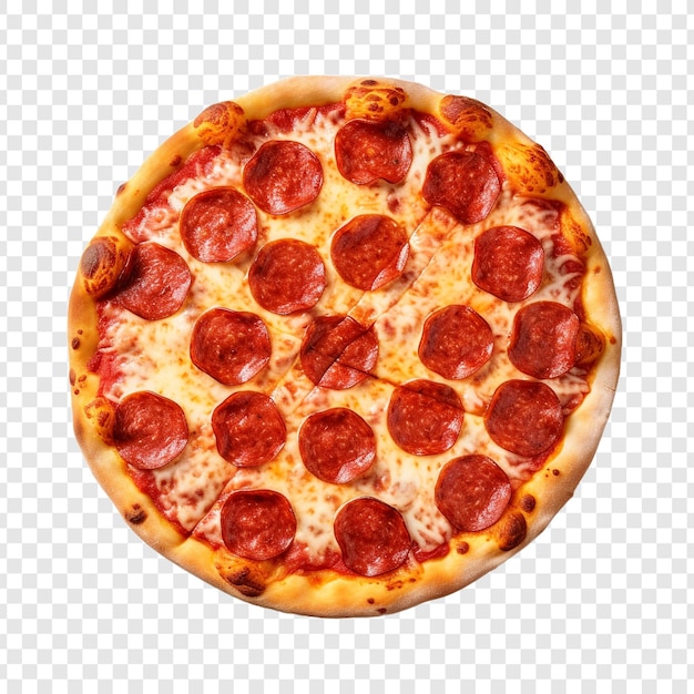 Pepperoni isolado em fundo transparente