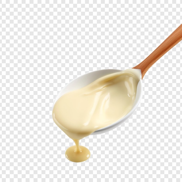 PSD grátis saboroso molho bechamel png isolado em fundo transparente