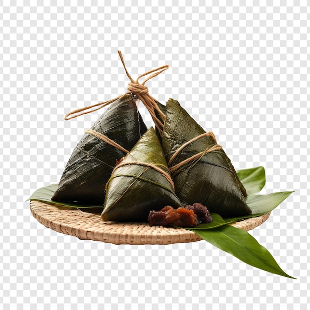 Zongzi isolado em fundo transparente