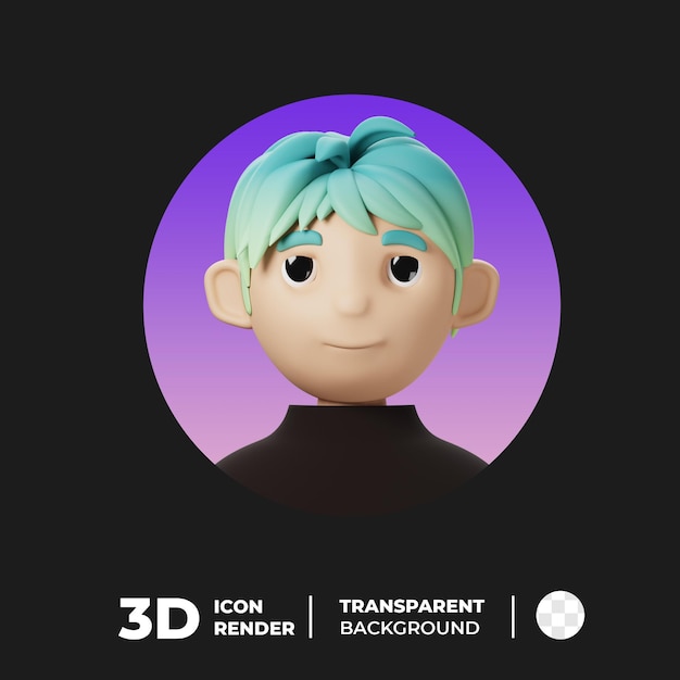 PSD 3d-avatar k popmusik-fans