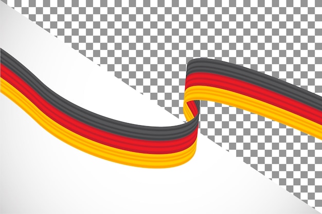 PSD 3d-band der deutschen flagge32