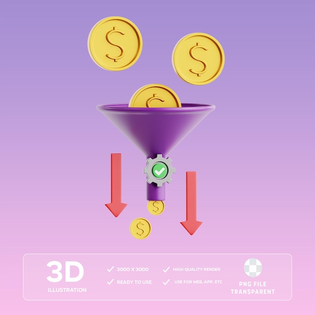 PSD 3d-bilder zur reduzierung der psd-kosten