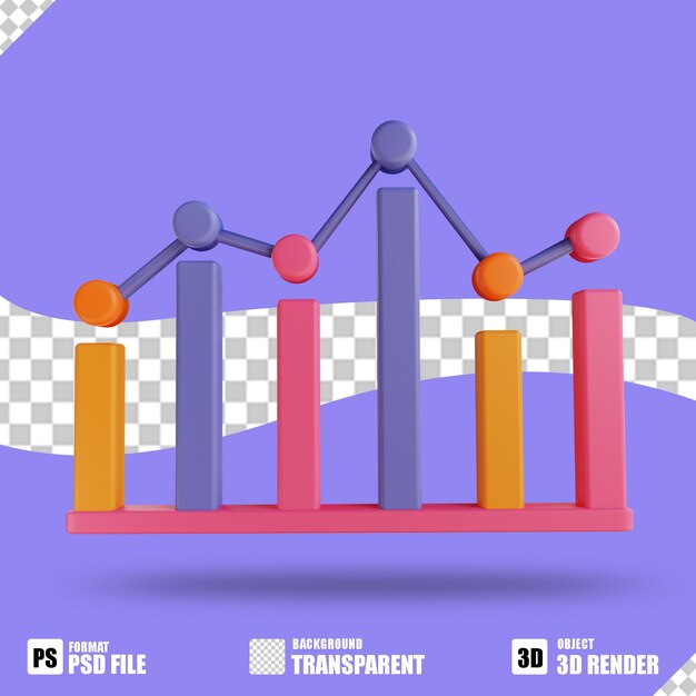 PSD 3d-darstellungsdiagramm und datenanalyse 2 für unternehmen geeignet