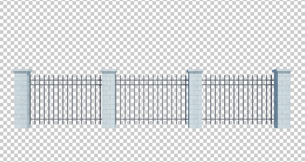 PSD 3d-render-gebäudestruktur isoliert