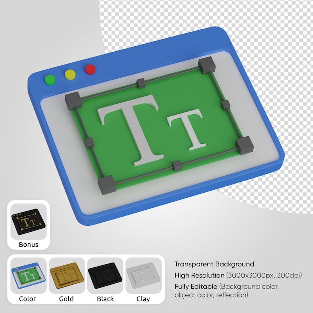 3D-Webtext