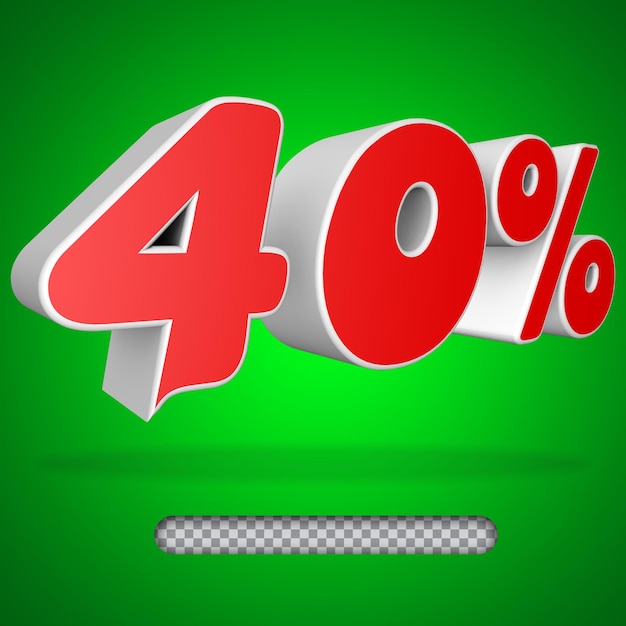 40% de desconto Sem fundo 3D, 4D, Por Cinema 4d