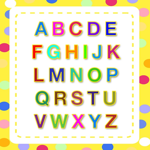 PSD alphabet anglais