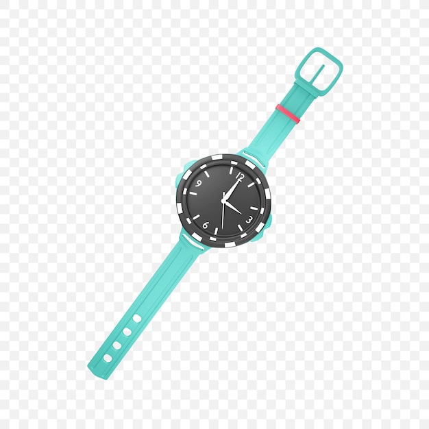 PSD analoge handuhr-symbol isolierte 3d-render-illustration