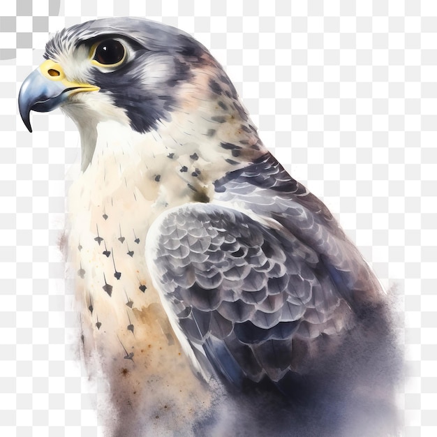 PSD aquarellmalerei eines greifvogels, hd-png-download