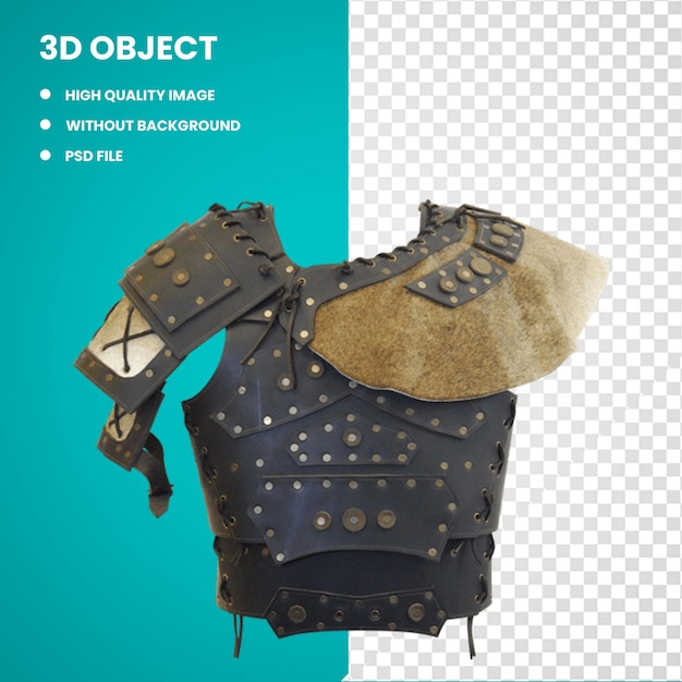 PSD armadura de placa 3d armadura corporal componentes da armadura medieval armas e armaduras da era viking