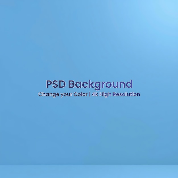 PSD arrière-plan bleu simple avec gradient