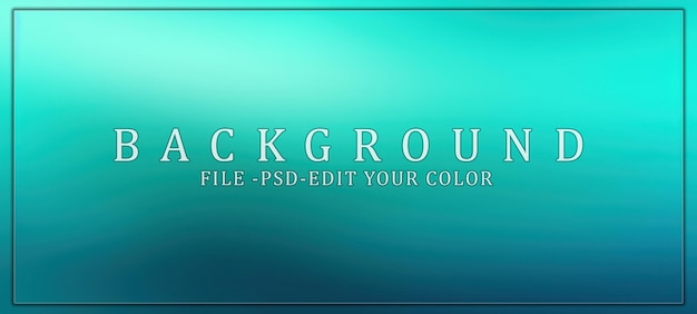 PSD arrière-plan en gradient teal abstrait