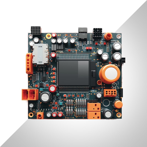 PSD automatisation intelligente avec un kit arduino isolé sur un fond transparent