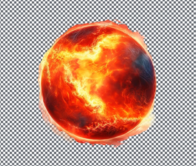 PSD awesome celestial ember isolado em fundo transparente