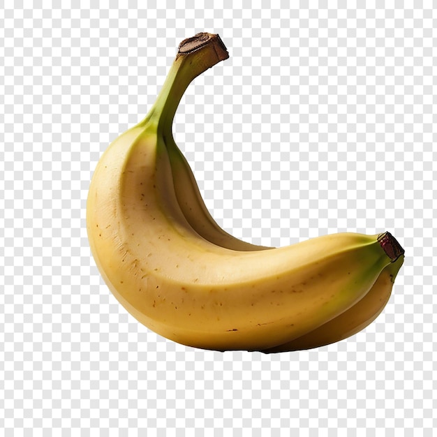 PSD banana con sfondo trasparente