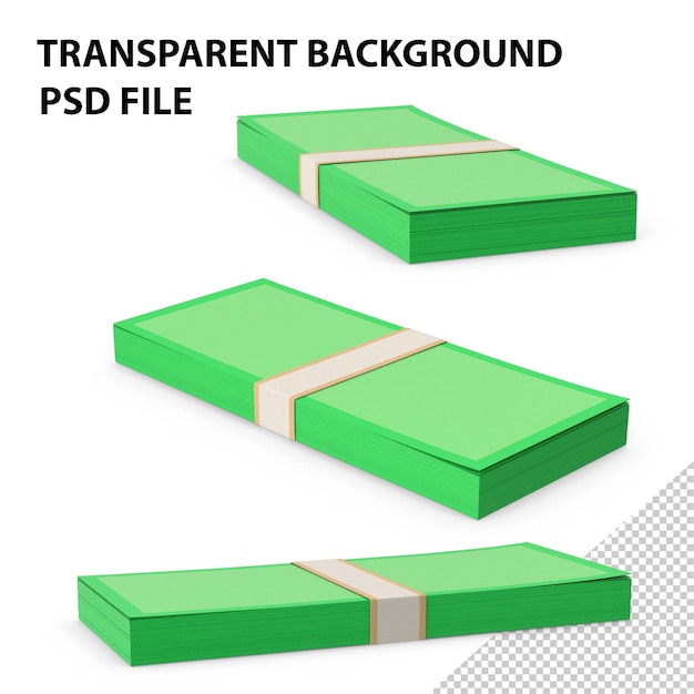PSD banknoten stapel png