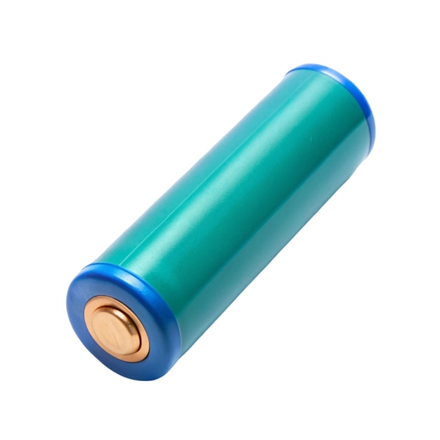 PSD batterie au lithium 18650 3 7v isolée sur le dos blanc