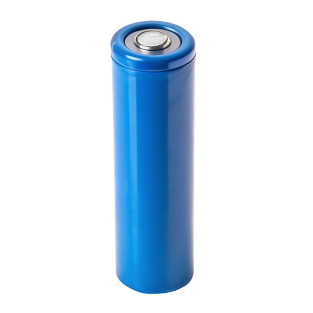 PSD batterie au lithium 18650 3 7v isolée sur le dos blanc