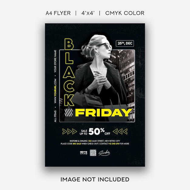 Black Friday Flyer Vorlage