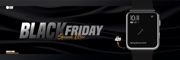 PSD black friday super vendita modello di banner per i social media