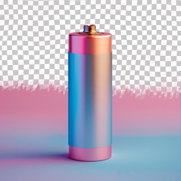 PSD une boîte de spray rose et violette avec un dessus rose