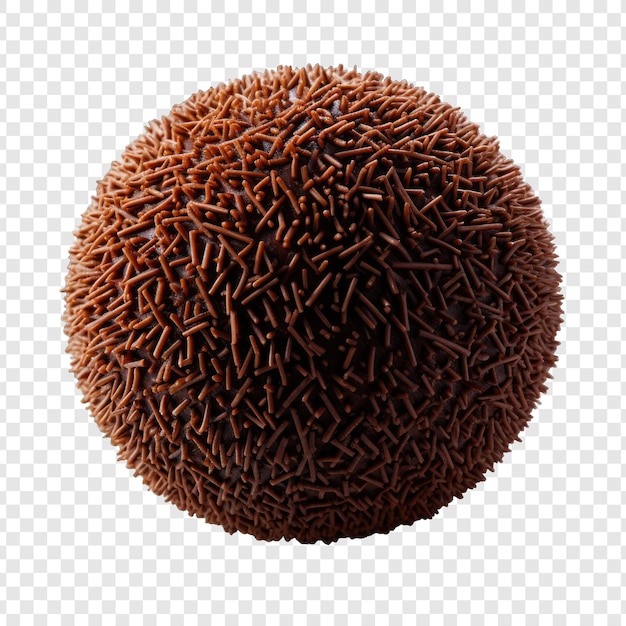 Brigadeiro style isolé png avec fond blanc IA génératif