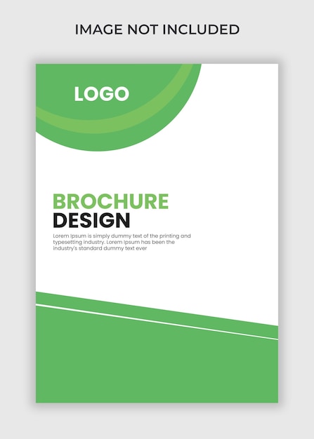 PSD une brochure pour une entreprise appelée brochure.