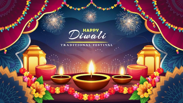 PSD buon tempo per il festival di diwali