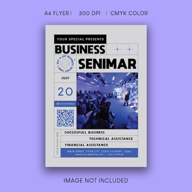 PSD business-seminar-flyer