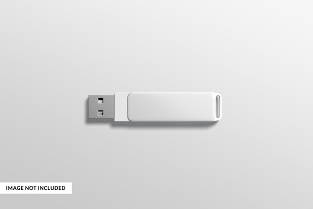 PSD un câble usb blanc avec une étiquette blanche indiquant "facile d'accès"