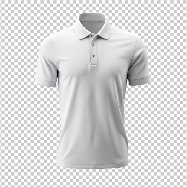 PSD camiseta de polo branca