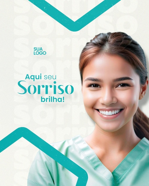 PSD campanha de clínica dentária escritório de dentista mídia social editável psd