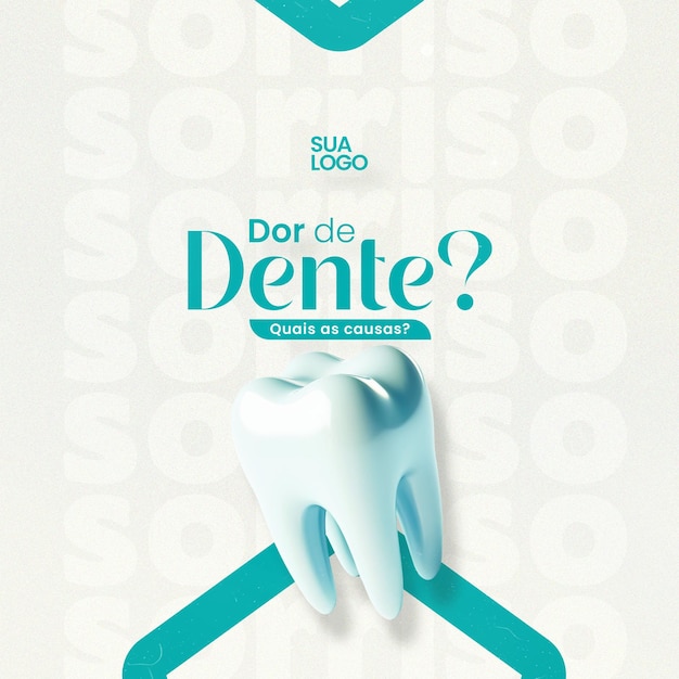 PSD campanha de clínica dentária escritório de dentista mídia social editável psd