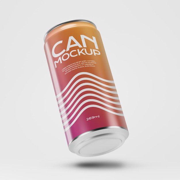 PSD caneca de cerveja refrigerada 269 ml mockup