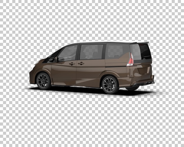 PSD carro moderno realista isolado no fundo ilustração de renderização 3d