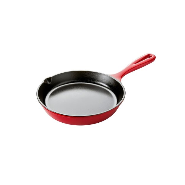 PSD casserole en fonte rouge