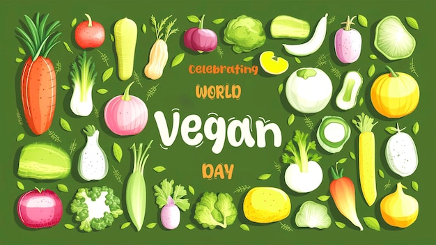 PSD celebração do dia mundial do vegano