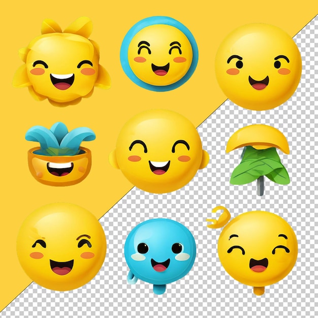 PSD celebrazione della giornata degli emoji