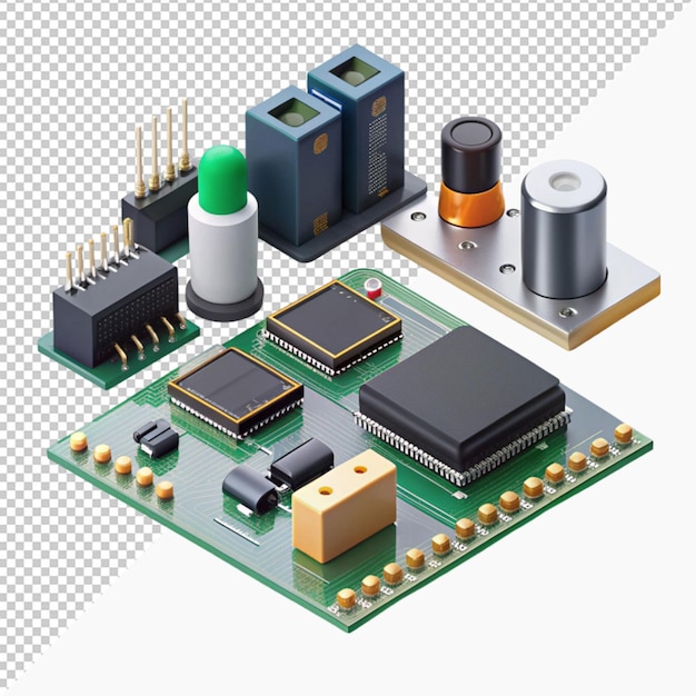 PSD compositions isométriques de composants électroniques à semi-conducteurs