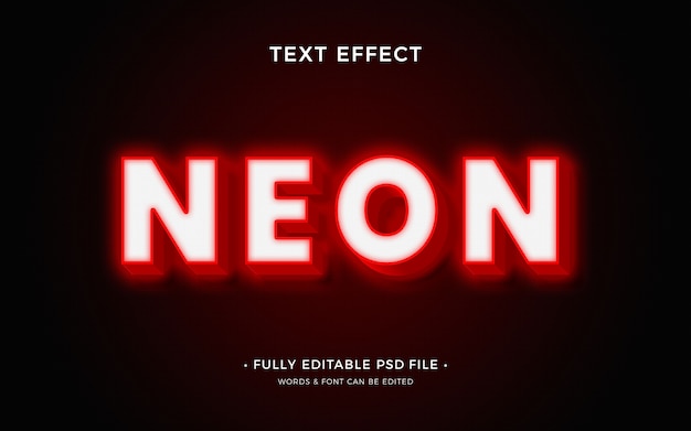 Conception d'effet de texte NEON