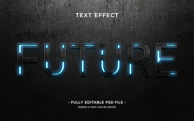 Conception future d'effets de texte