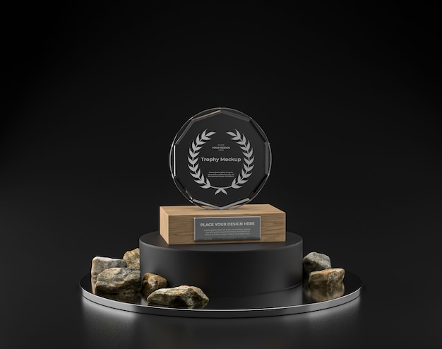 PSD conception de maquette de trophée