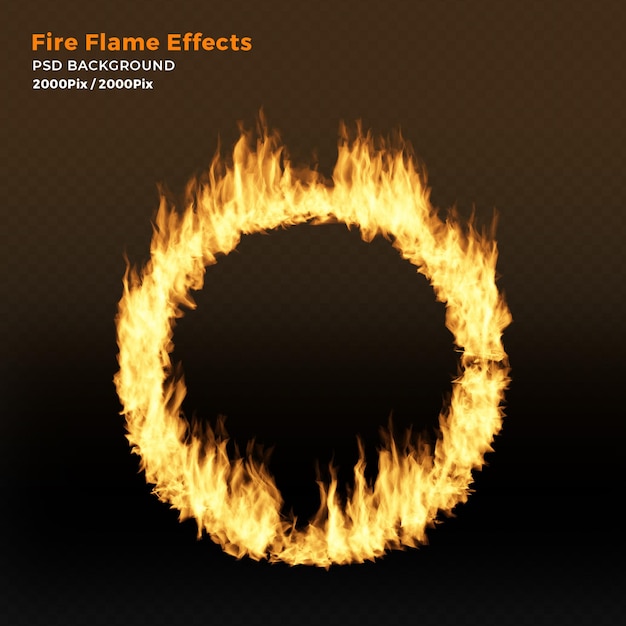 Couche d'effet de flammes Circle Fire