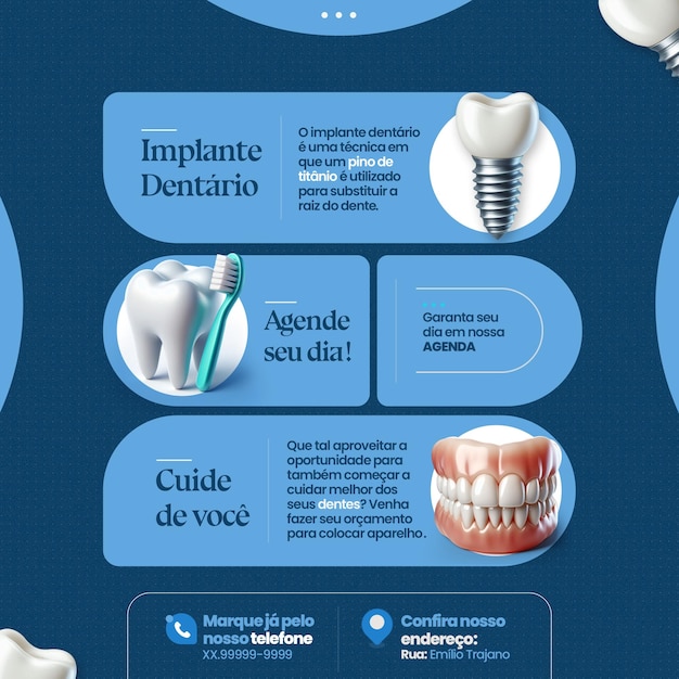 PSD cuide de si mesmo e dos seus dentes.